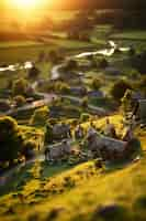 Free photo ai generated medieval fantasy cities