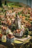 Foto gratuita città fantasy medievale generata da ai