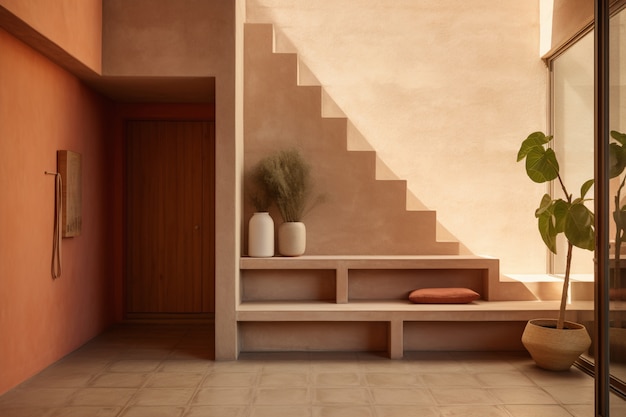 Free photo ai generated of modern styled entryway