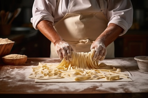 Ai generated pasta food