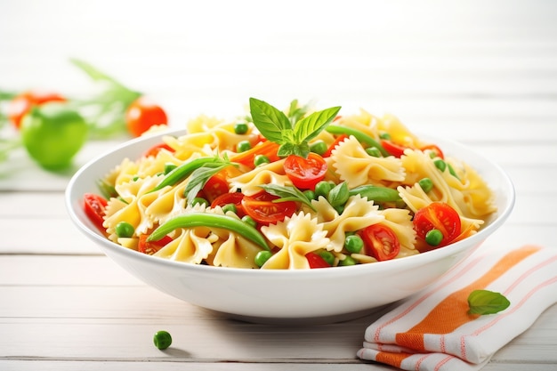 Foto gratuita ai prodotti alimentari a base di pasta