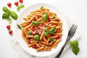 Free photo ai generated pasta food