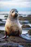 Free photo ai generated realistic pictures of seals