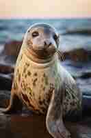 Free photo ai generated realistic pictures of seals