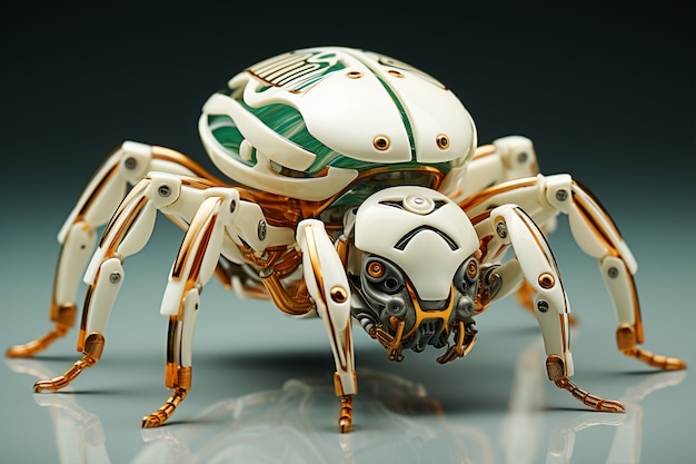 Free photo ai generated robotic insect