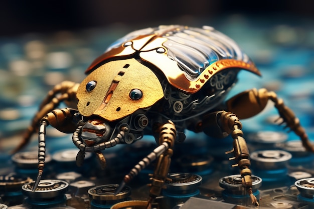Роботизированное насекомое, созданное искусственным интеллектом