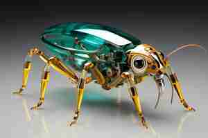 Free photo ai generated robotic insect