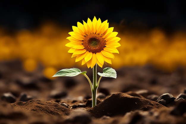 Ai generated sunflowers