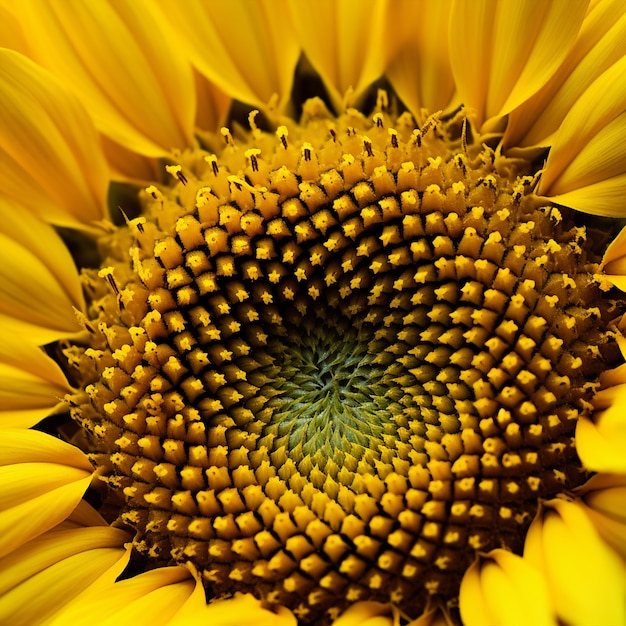 Ai generated sunflowers