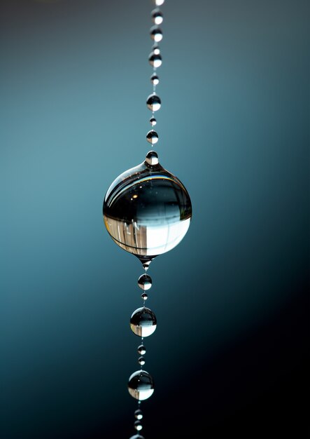 Free photo ai generated water drops picture