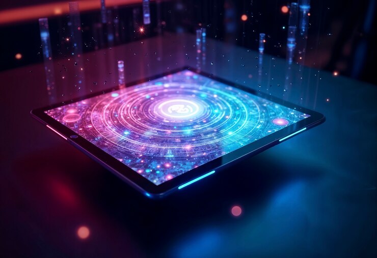 Free Photo ai powered device concept