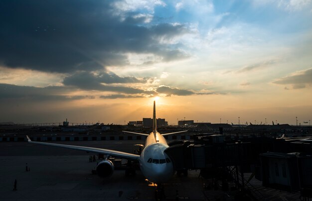 공항 항공기 비행기 항공 교통 여행