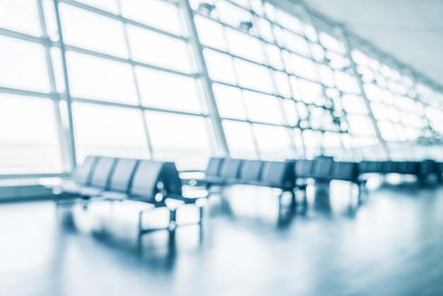 Airport with rows of seats