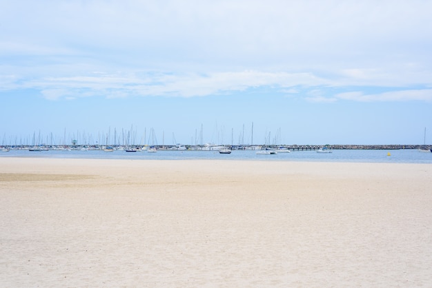 メルボルン、オーストラリアのAlbert park beach