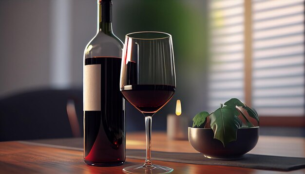 Алкоголь течет, вино разливается, бокалы звенят в помещении, генеративный ИИ