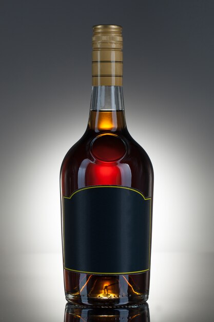 Alcoholic drink in a bottle