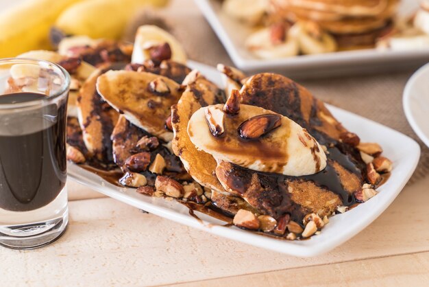 almond banana pancake