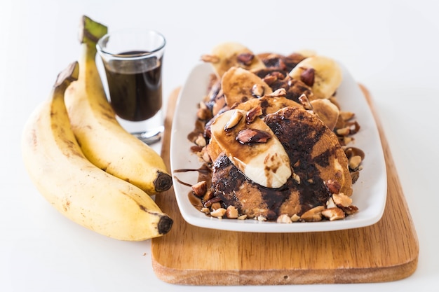 almond banana pancake