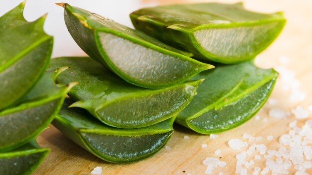 Aloe vera leaves for beauty treatment