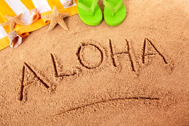 Foto gratuita spiaggia aloha hawaii