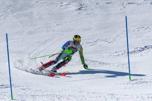 Foto gratuita coppa del mondo di sci alpino fina