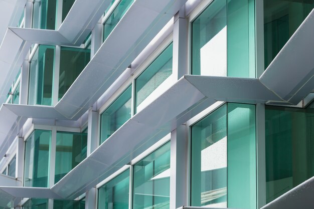 Aluminium composite material (acm) office building exteriors flammable cladding.