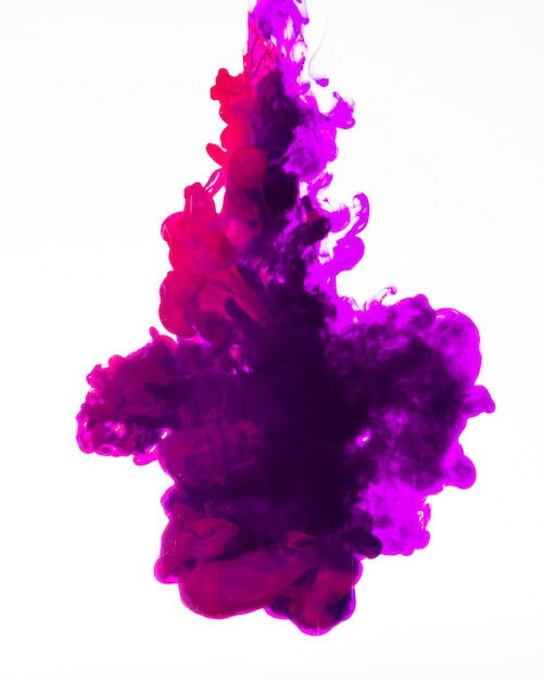 Amazing colors of dissolving inks