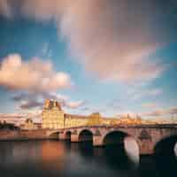 Free photo amazing shot of the tuileries garden in paris, france