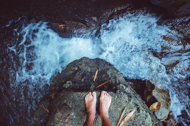 Amazing view of the waterfall. 