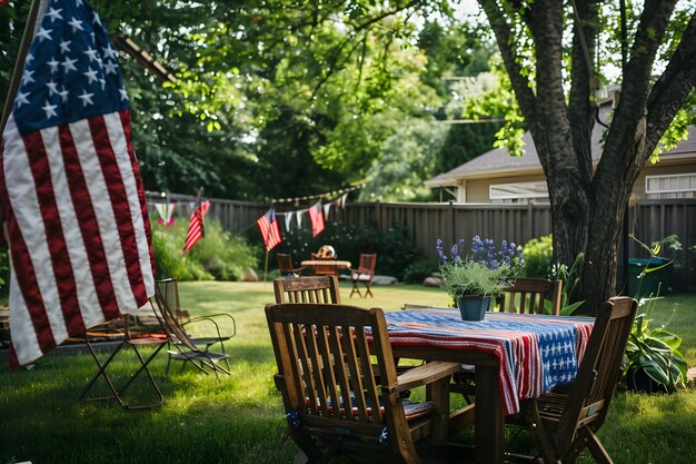 American colors household decorations for independence day celebration