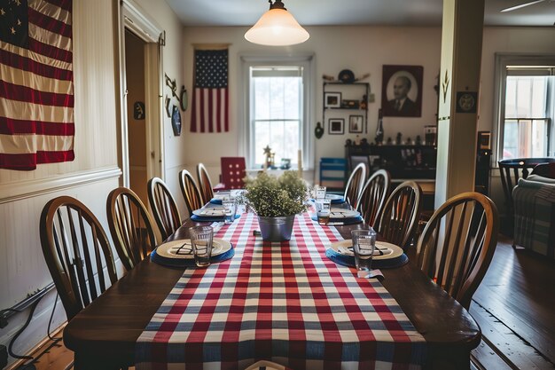 American colors household decorations for independence day celebration