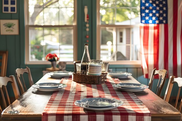 American colors household decorations for independence day celebration