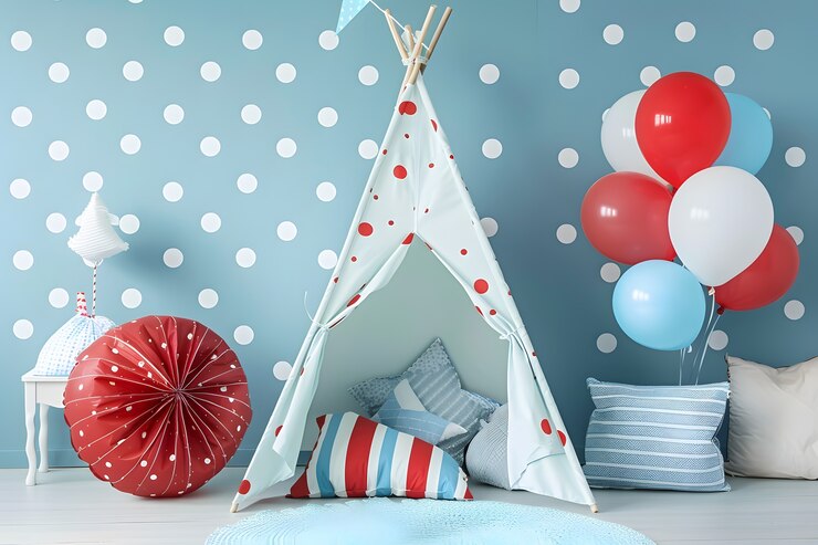 Free Photo american colors household decorations for independence day celebration