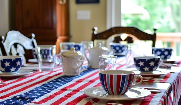 American colors household decorations for independence day celebration