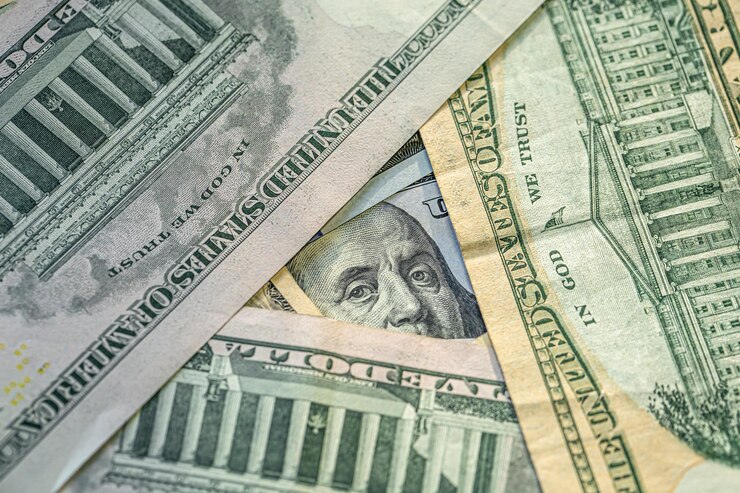 無料Photo アメリカのドルのクローズ アップ紙幣現金金融の概念