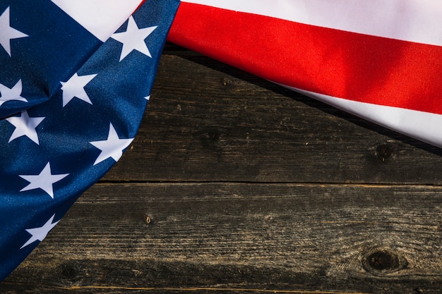 Free photo american flag background with copyspace