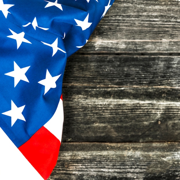 Free photo american flag background with copyspace