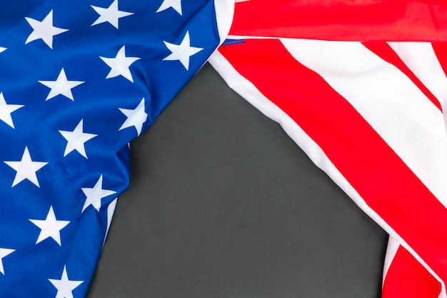 アメリカの旗の背景とcopyspace