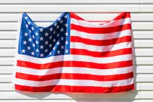 Free photo american flag background