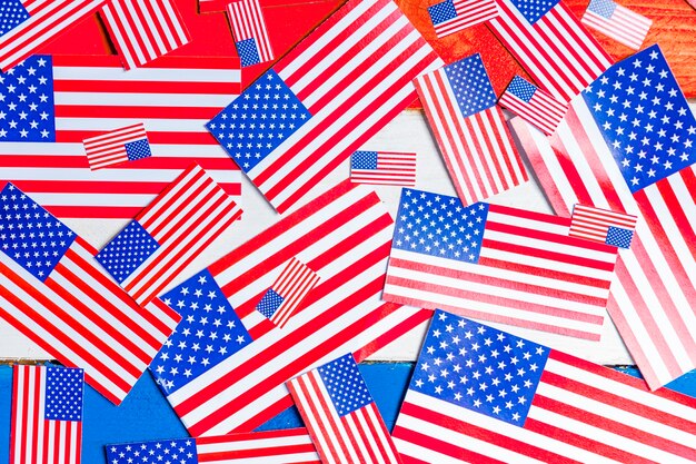 American flag background