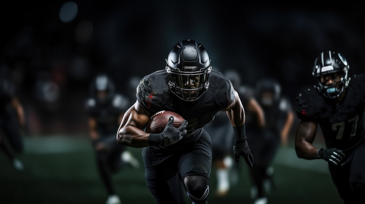 Free Photo american football players wearing equipment