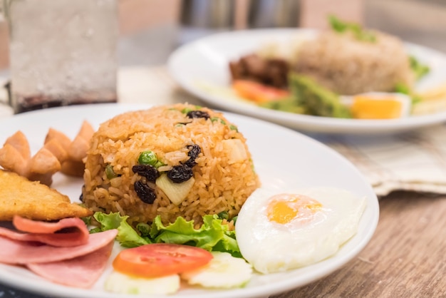 Free photo american fried rice