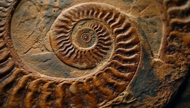 AIが生成した古代アンモナイトの化石、絶滅した動物の殻の螺旋模様を発見