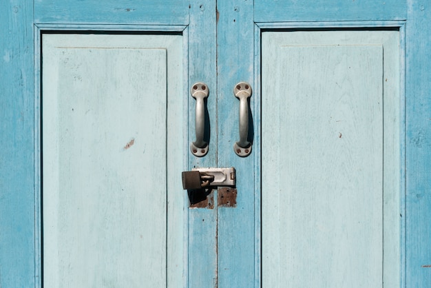 ancient closed and forgotten doorway