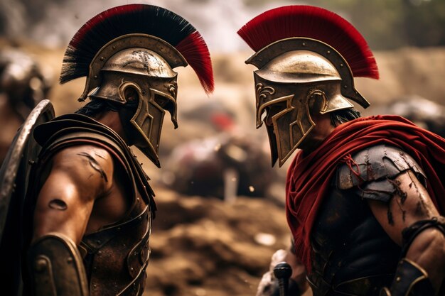 고대 그리스 전투기 초상화