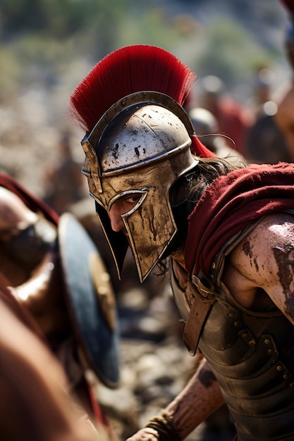 고대 그리스 전투기 초상화