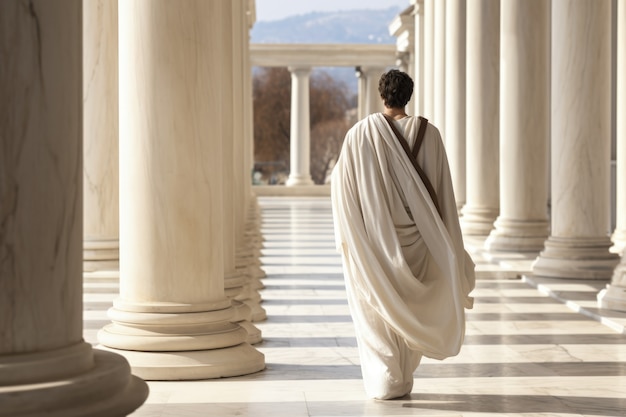 Древнегреческий философ, гуляющий