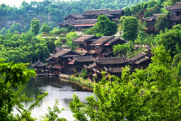 중국의 고대 도시 호수