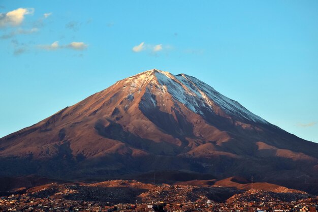 ペルーのアンデスの風景