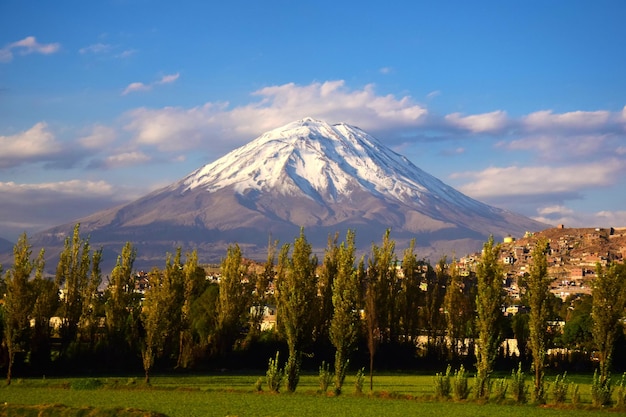 ペルーのアンデスの風景